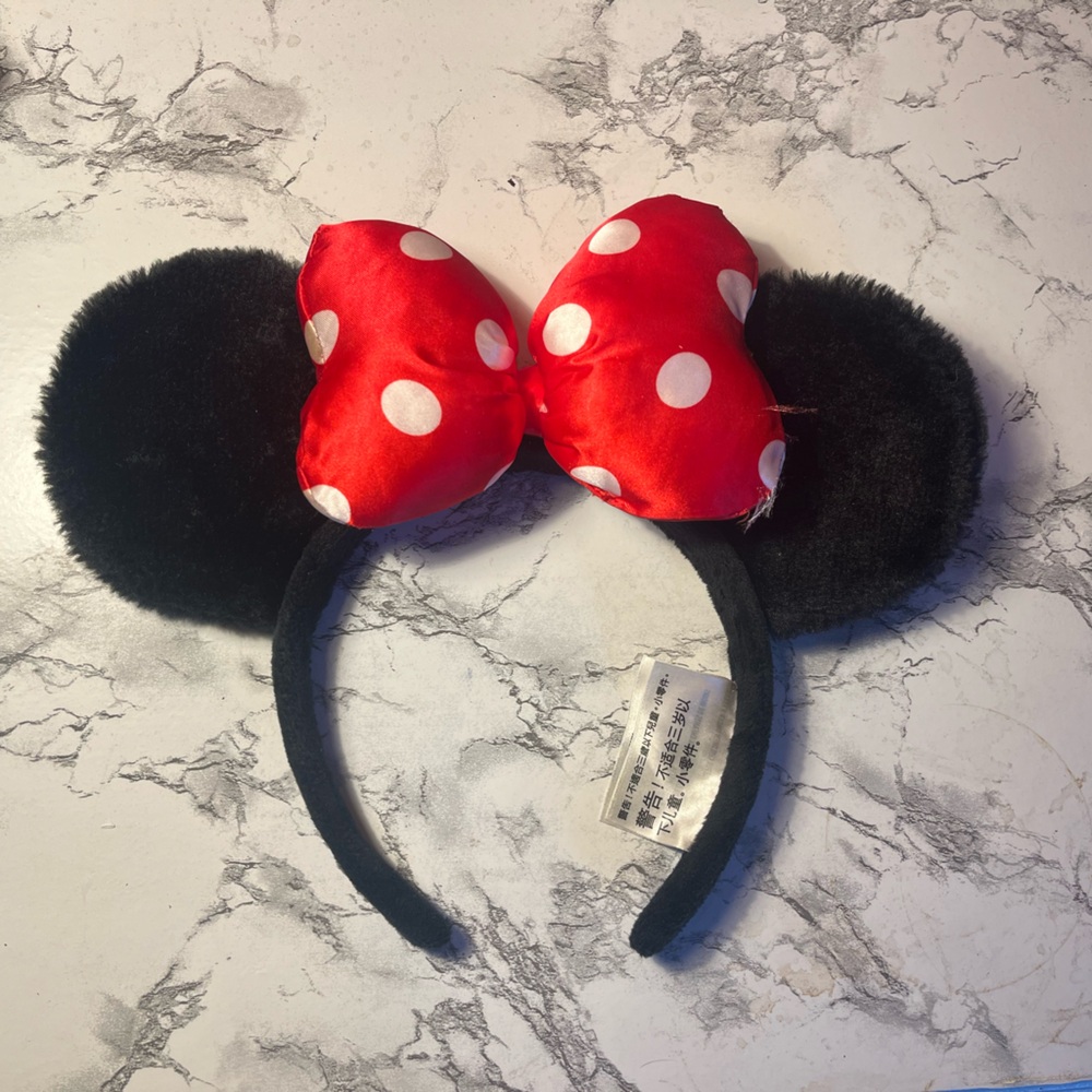 Disney classic Black and Red Minnie Ears Headband